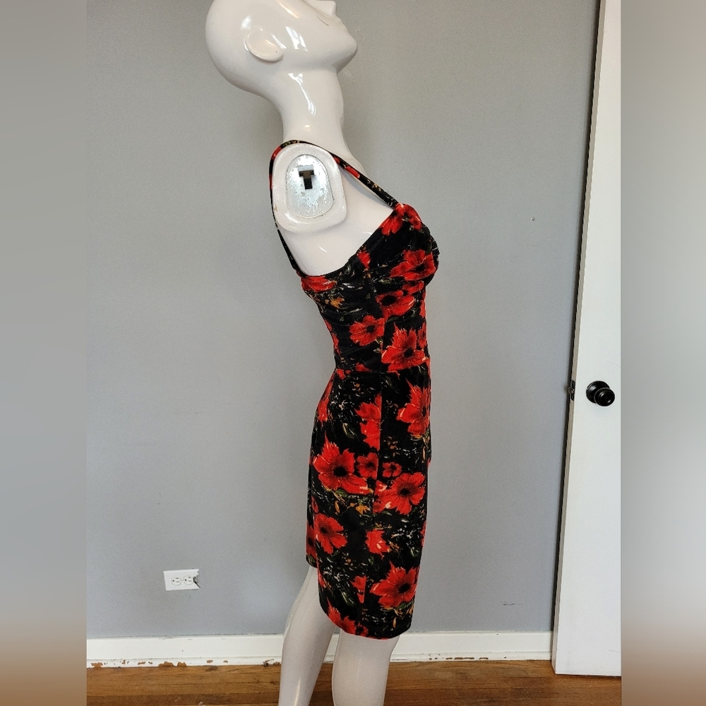 Bettie Page by Tatyana Glam Poppy Pencil Dress, VGUC, Size M - Picture 3 of 7